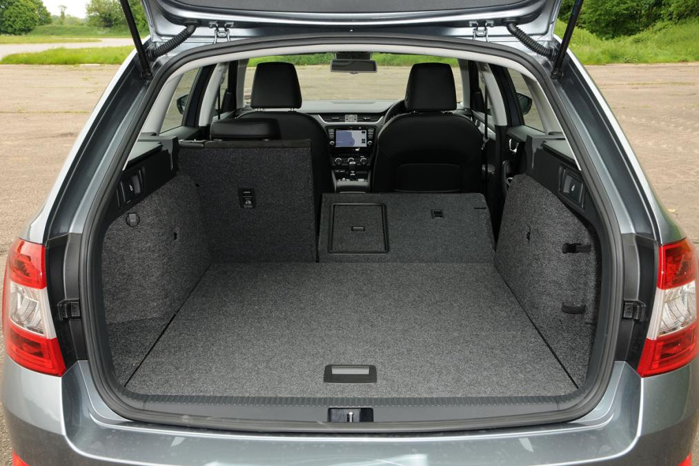Large boot / trunk of our estate cars ideal for large suitcases & golf clubs